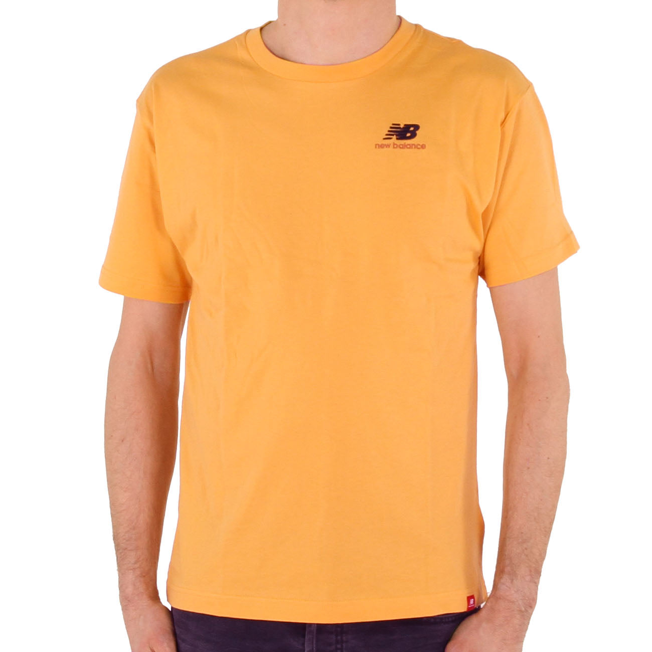 New Balance NB Essentials Embroidered T-Shirt Herren Aspen