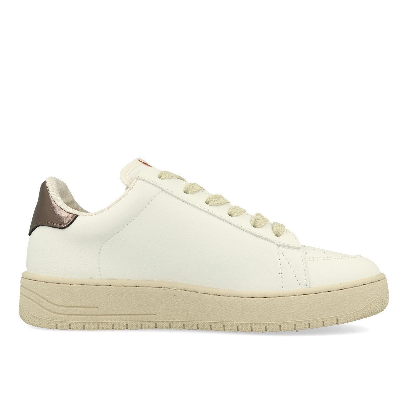 Victoria Siempre Basket Vegana Metalizado Damen Sneaker Nude