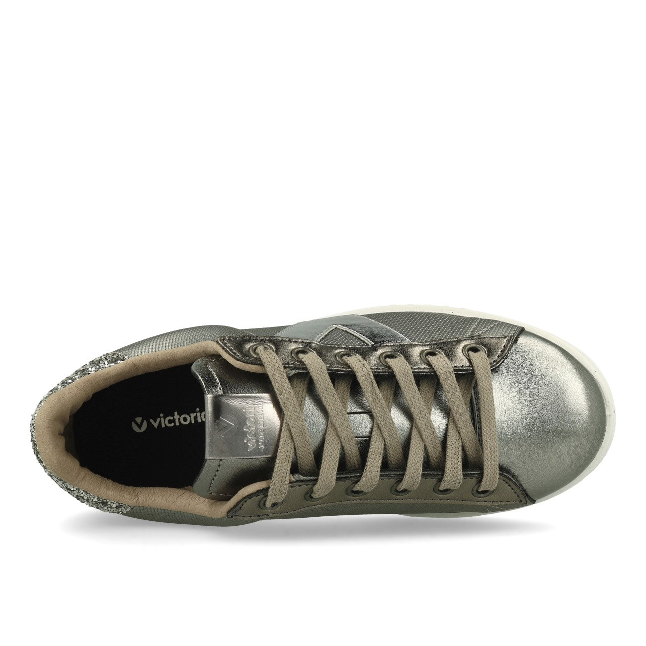 Victoria Tenis Metal Damen Sneaker Antracita