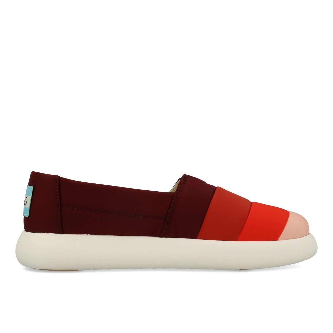 Toms Womens Alpargata Mallow Damen Burgundy Multi Matte Woven