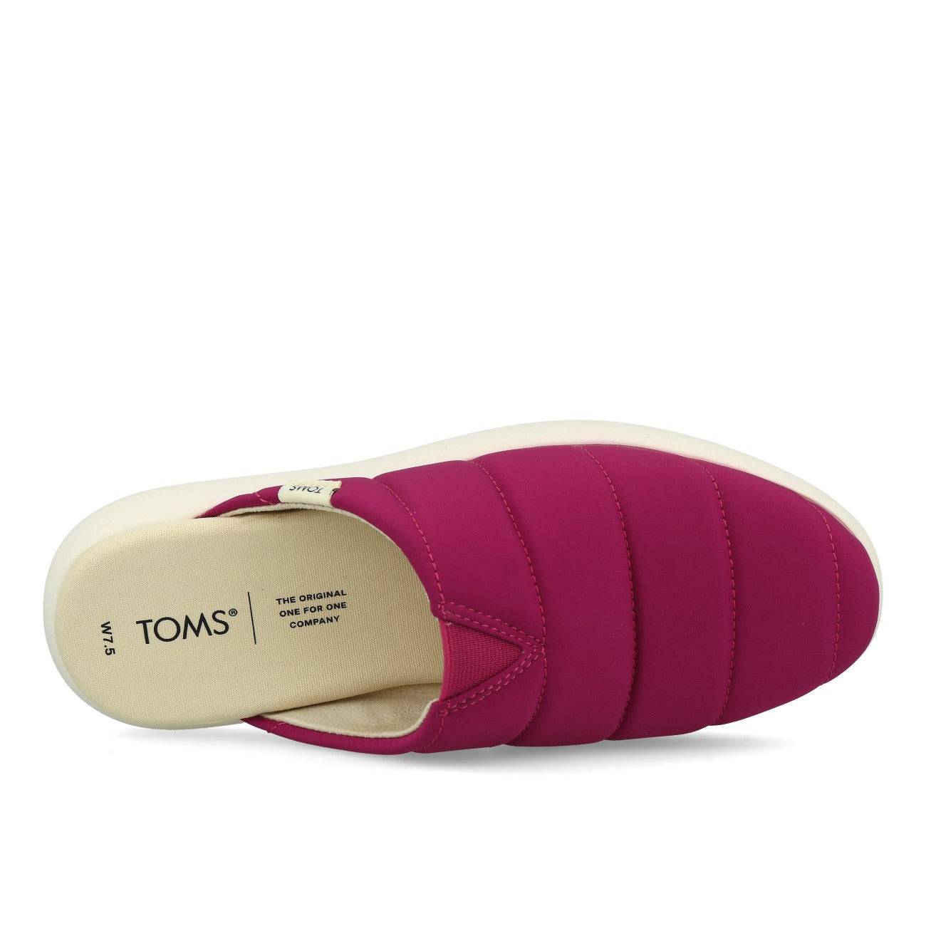 Toms Womens Alpargata Mallow Mule Damen Dark Fuchsia Matte Woven