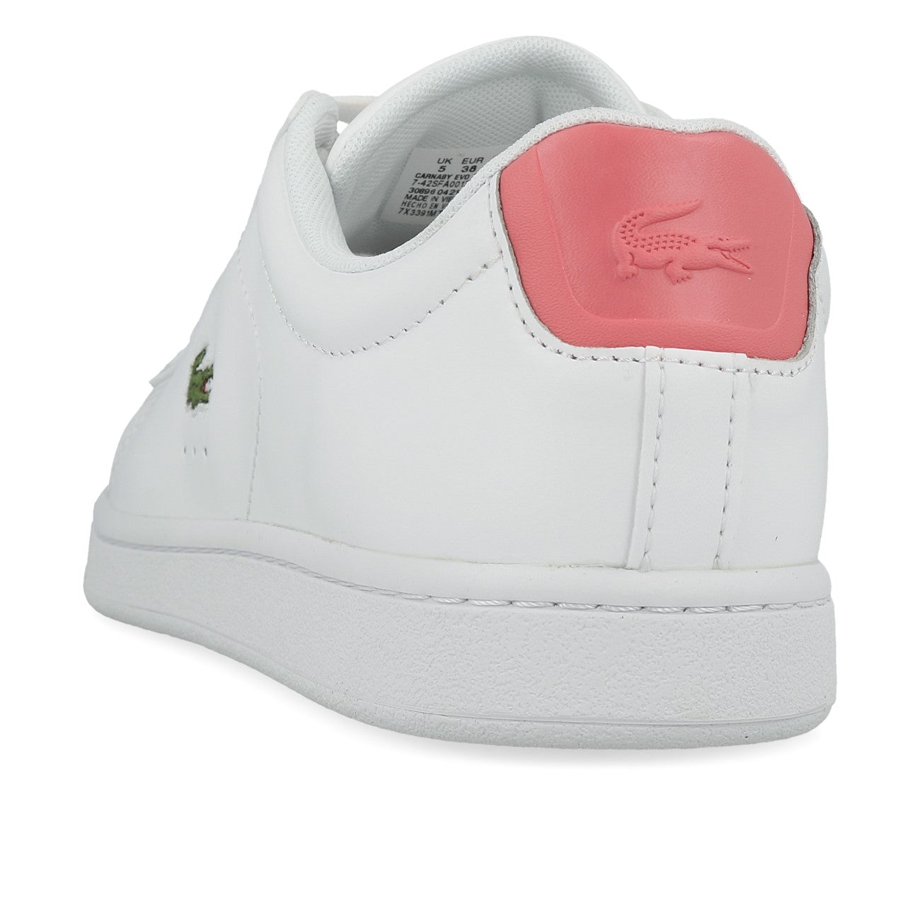 Lacoste Carnaby Evo 121 2 SFA Damen White Dark Pink