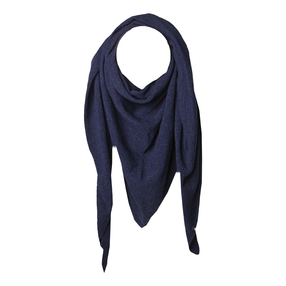 Esperando Zoe Triangle Scarf Navy