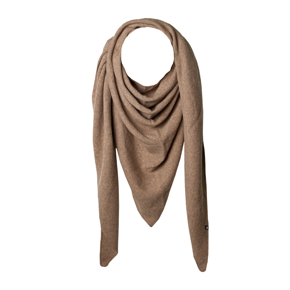 Esperando Zoe Triangle Scarf Light Brown