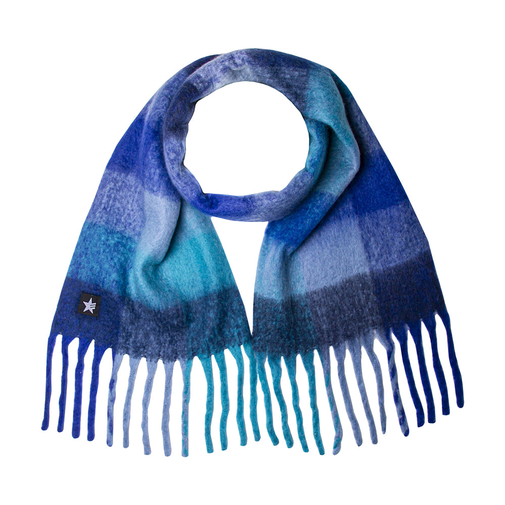 Esperando Lidja Scarf Navy Plaid