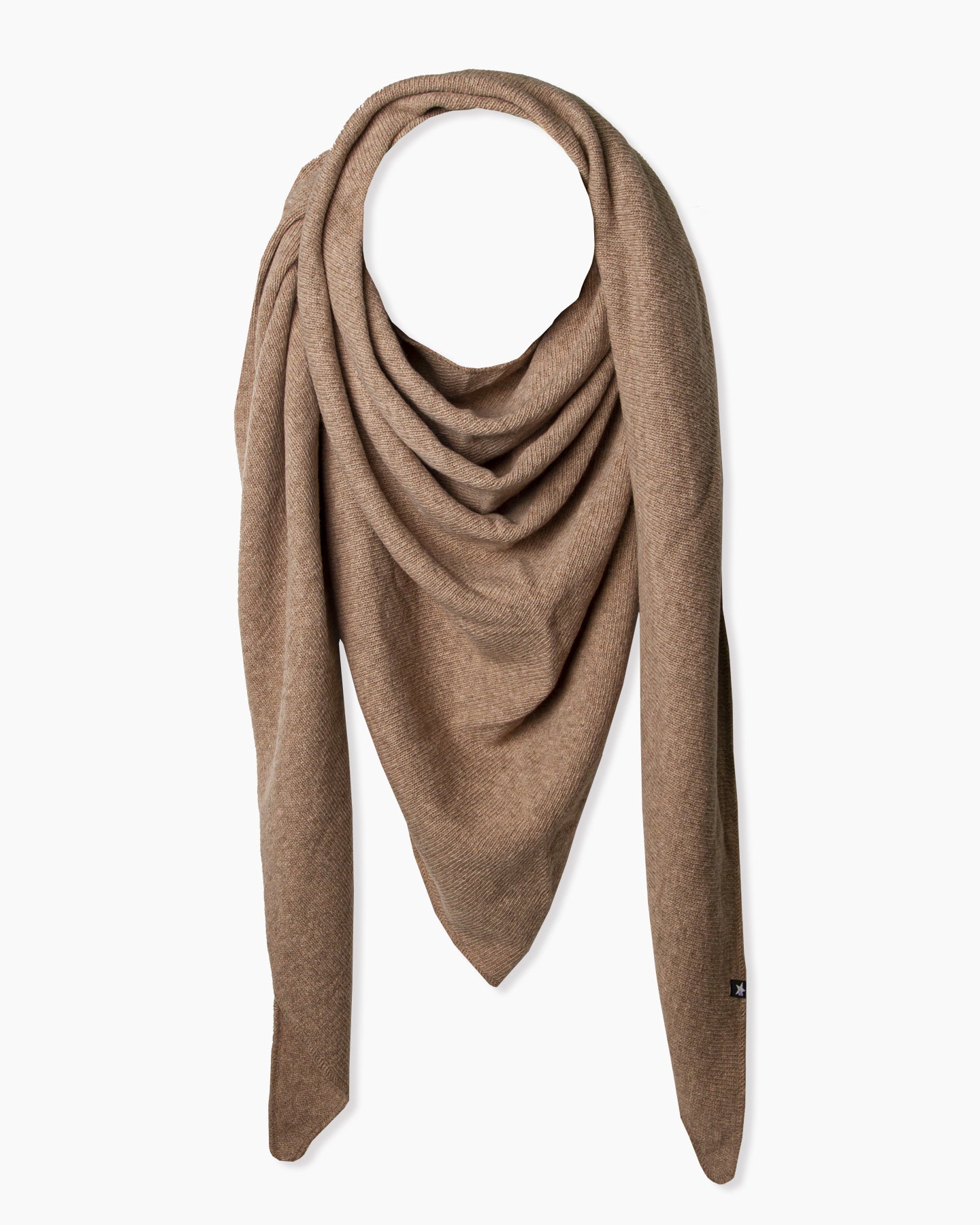 Esperando Zoe Triangle Scarf Light Brown