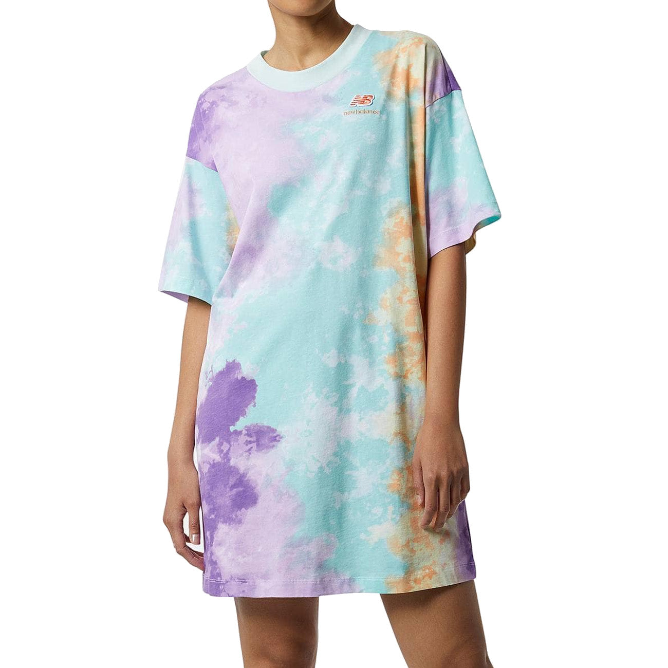 New Balance NB Essentials Endless Dayz Tie Dye Dress Damen White Multi