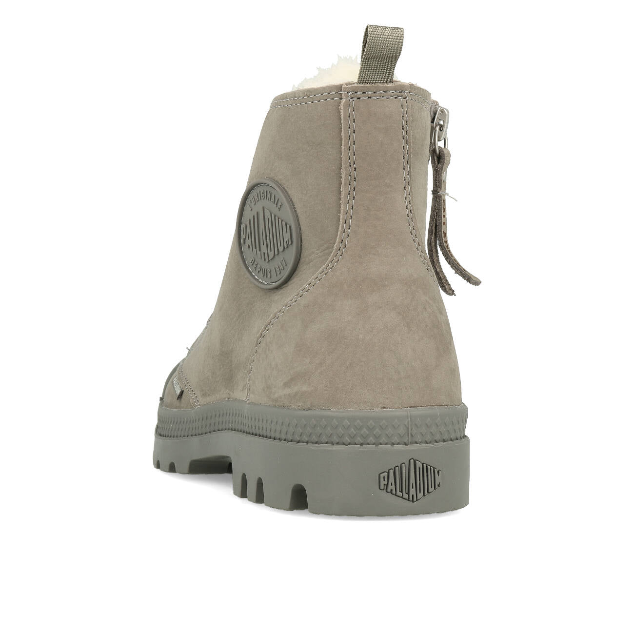 Palladium Pampa Hi Zip WL Damen Cloudburst Charcoal Gray