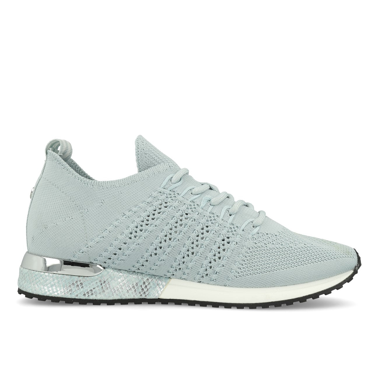 La Strada 1802649 Laced Up Knitted Sneaker Damen Blue Pastel Knitted