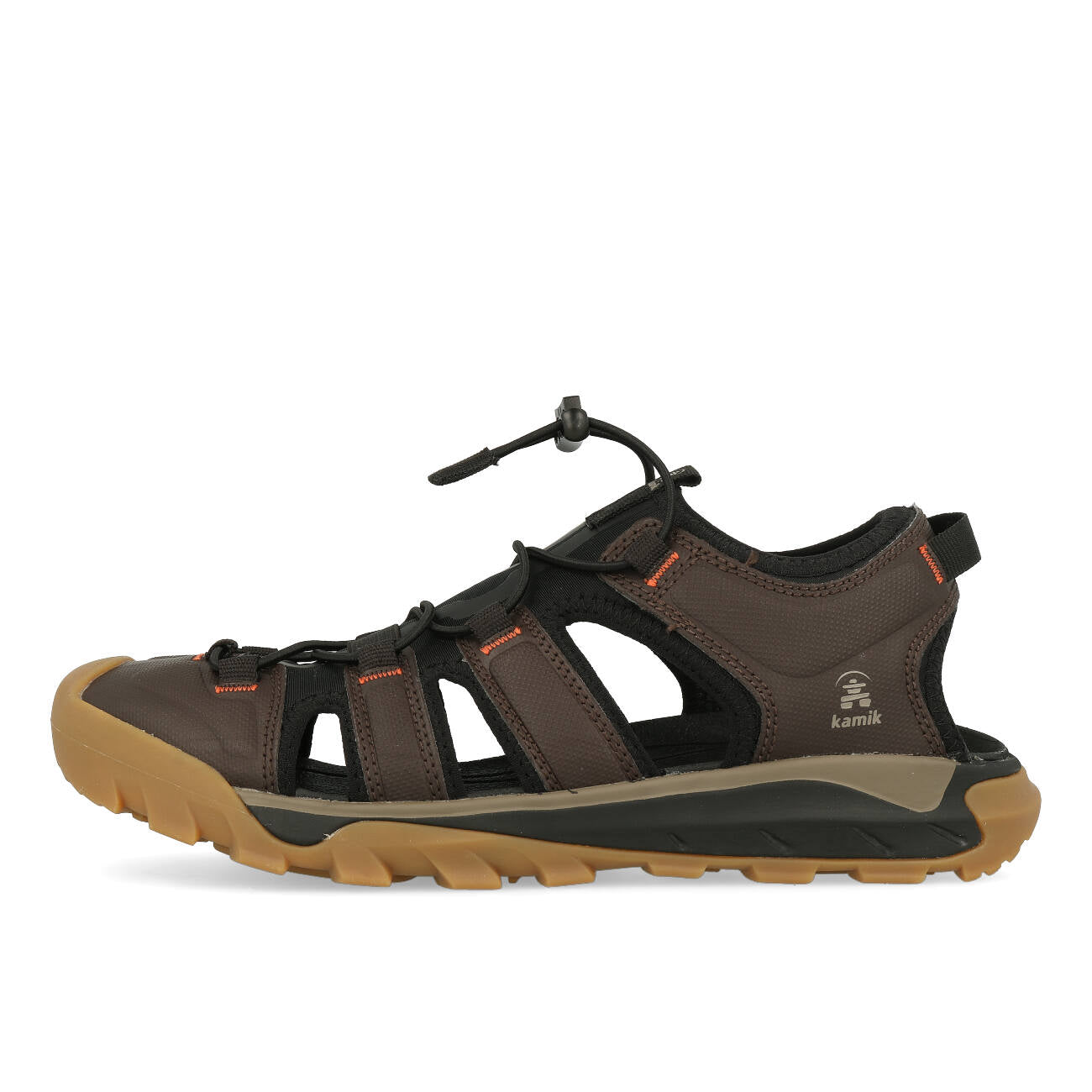 Kamik Syros Sandale Herren Dark Brown