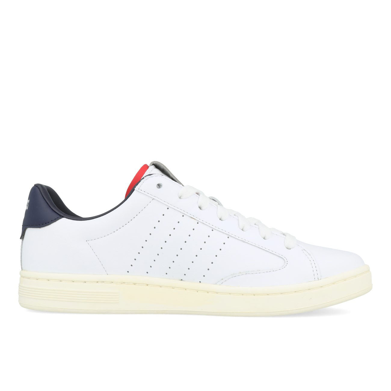 K-Swiss Lozan Klub Lth Herren White Peacoat Mars Red