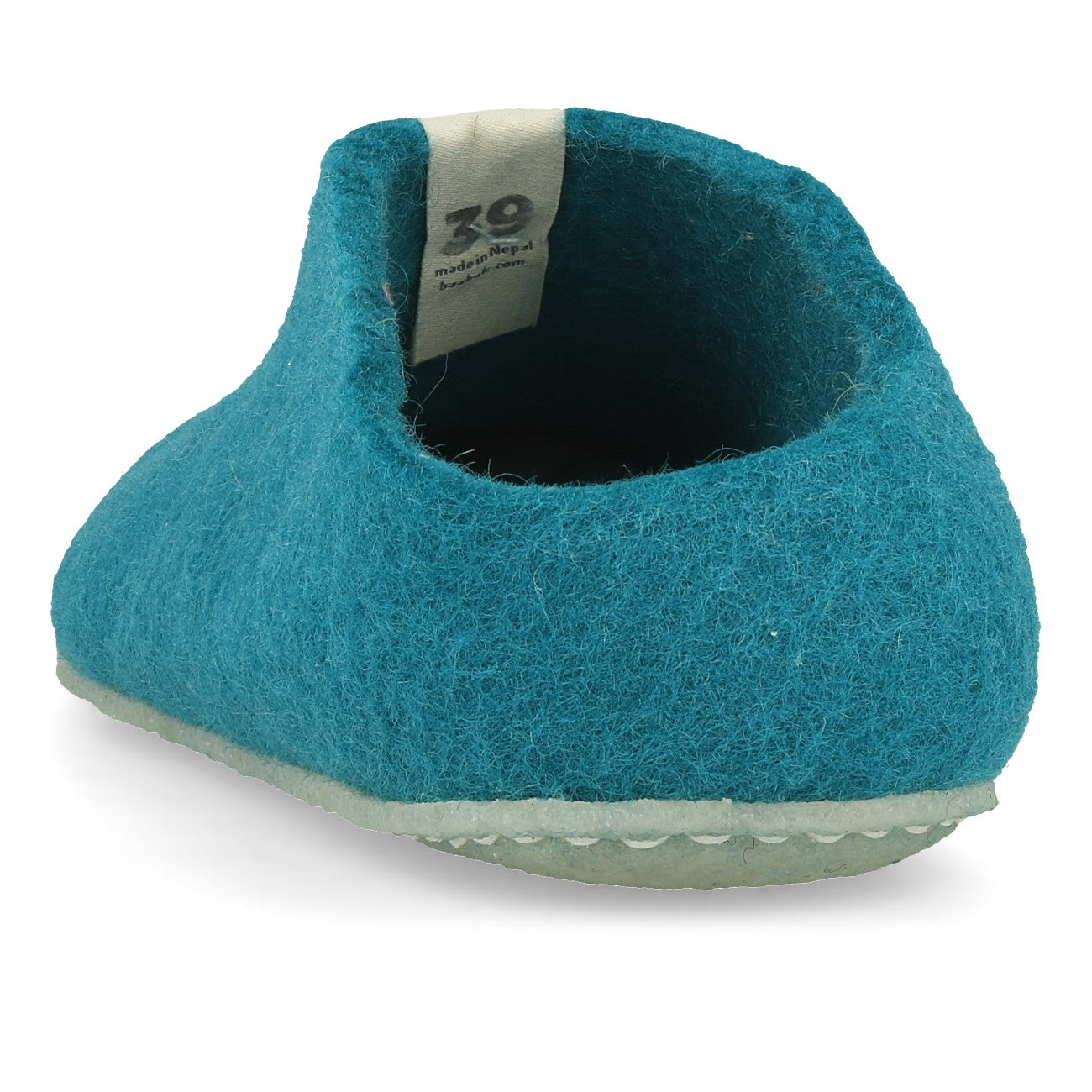 Baabuk Mel Filzpantoffel Slipper Duck Blue