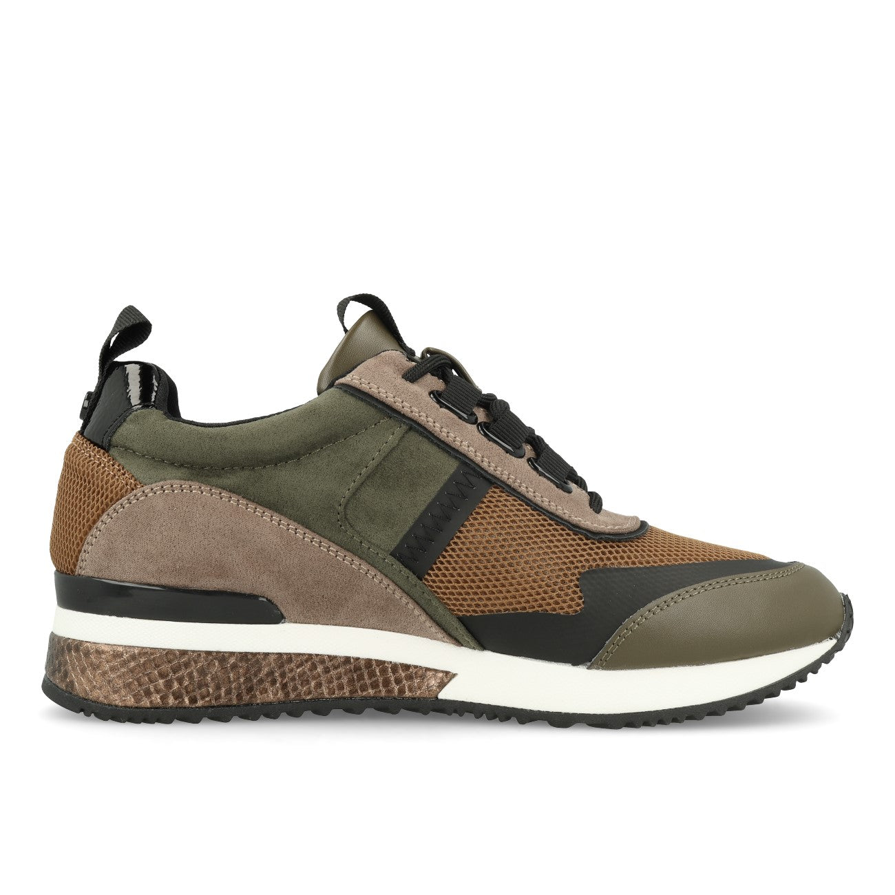 La Strada 2003156 Damen Sneaker Khaki Rubber Multi