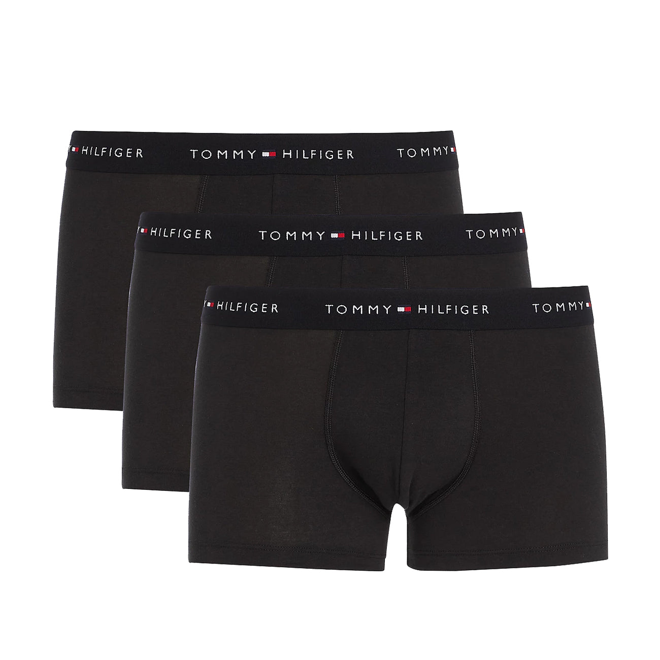 Tommy Hilfiger 3er Pack Trunk WB Boxershorts Herren Black Black Black