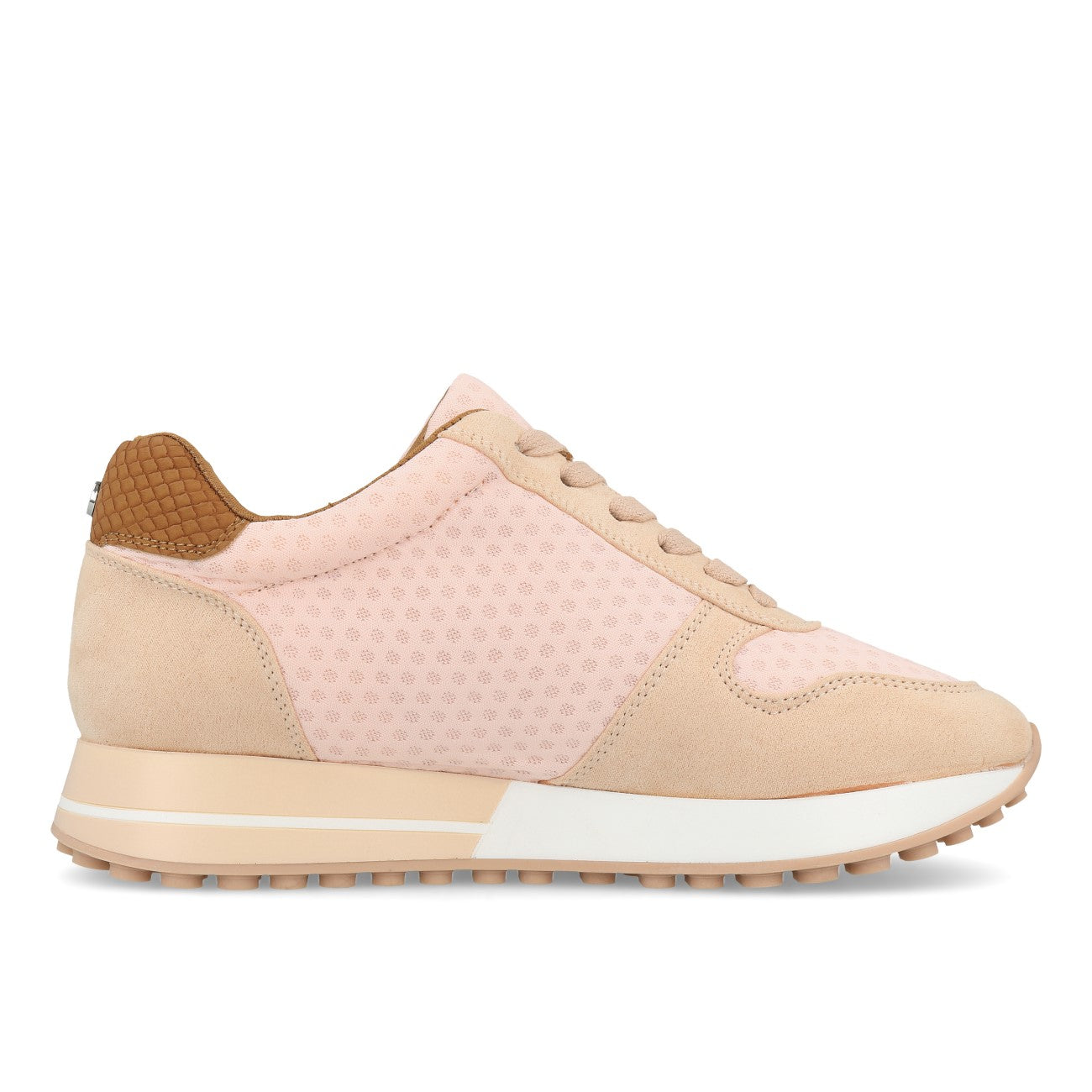 La Strada 2101457 Sneaker Damen Peach Micro Mesh Snake