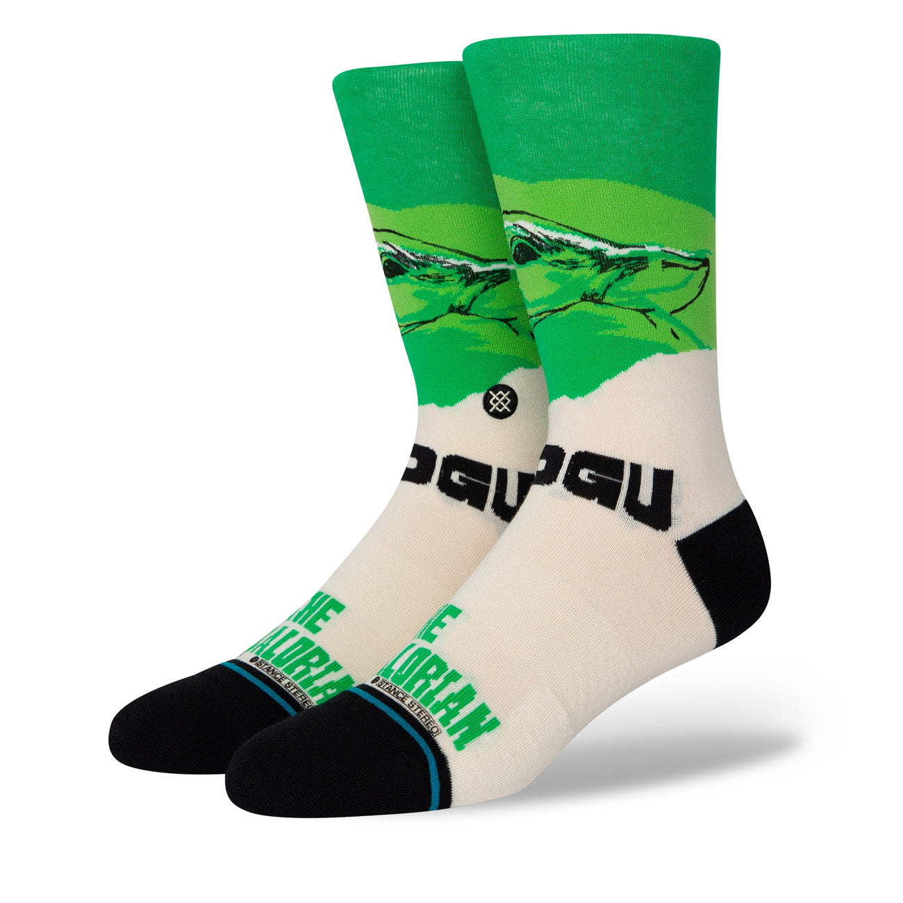 Stance Grogu West Socks Green