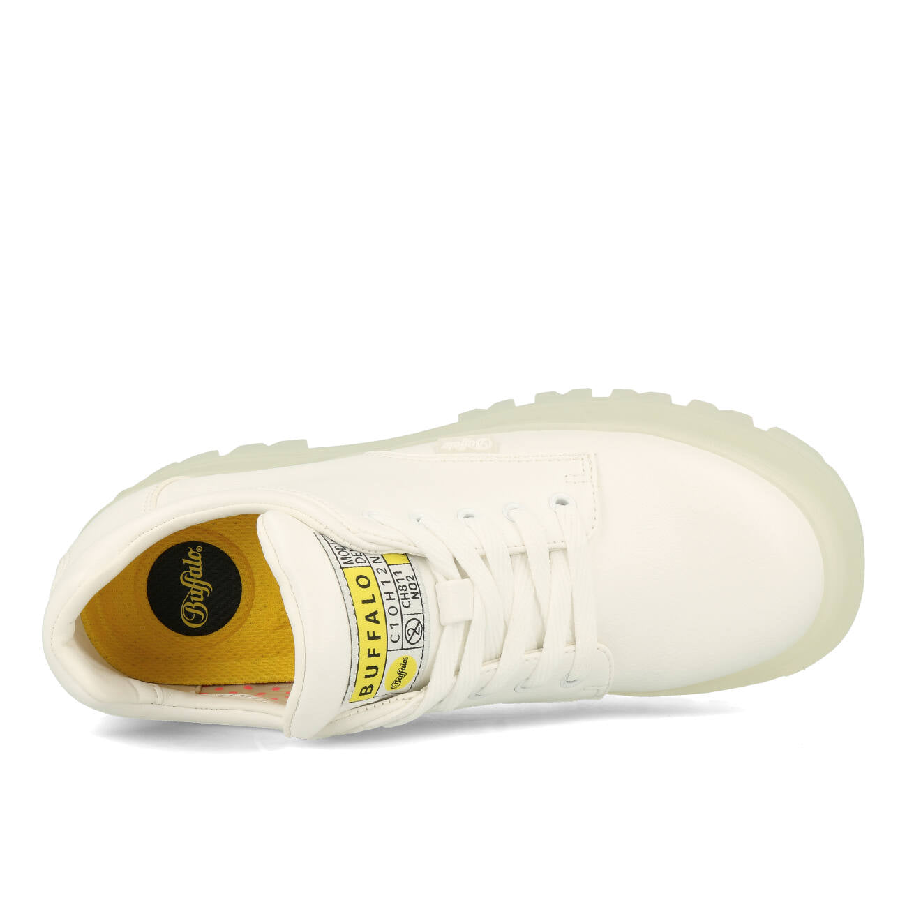 Buffalo Aspha CLS Shoe Flat Damen Imi Nappa White