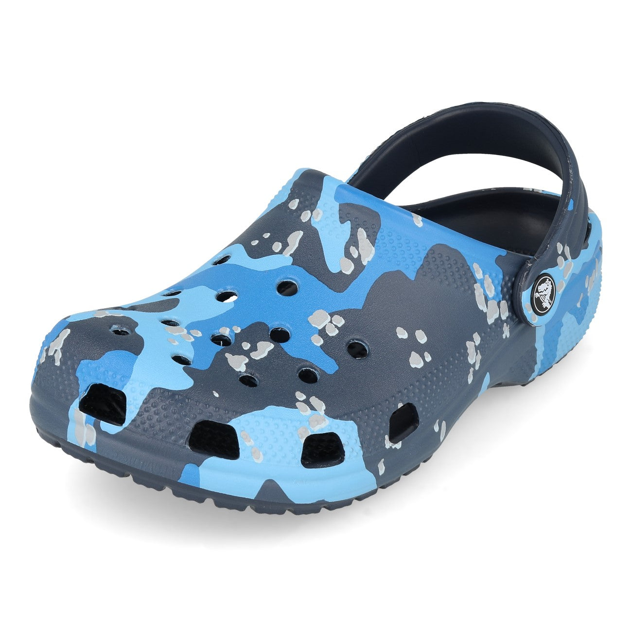 Crocs camouflage blue top