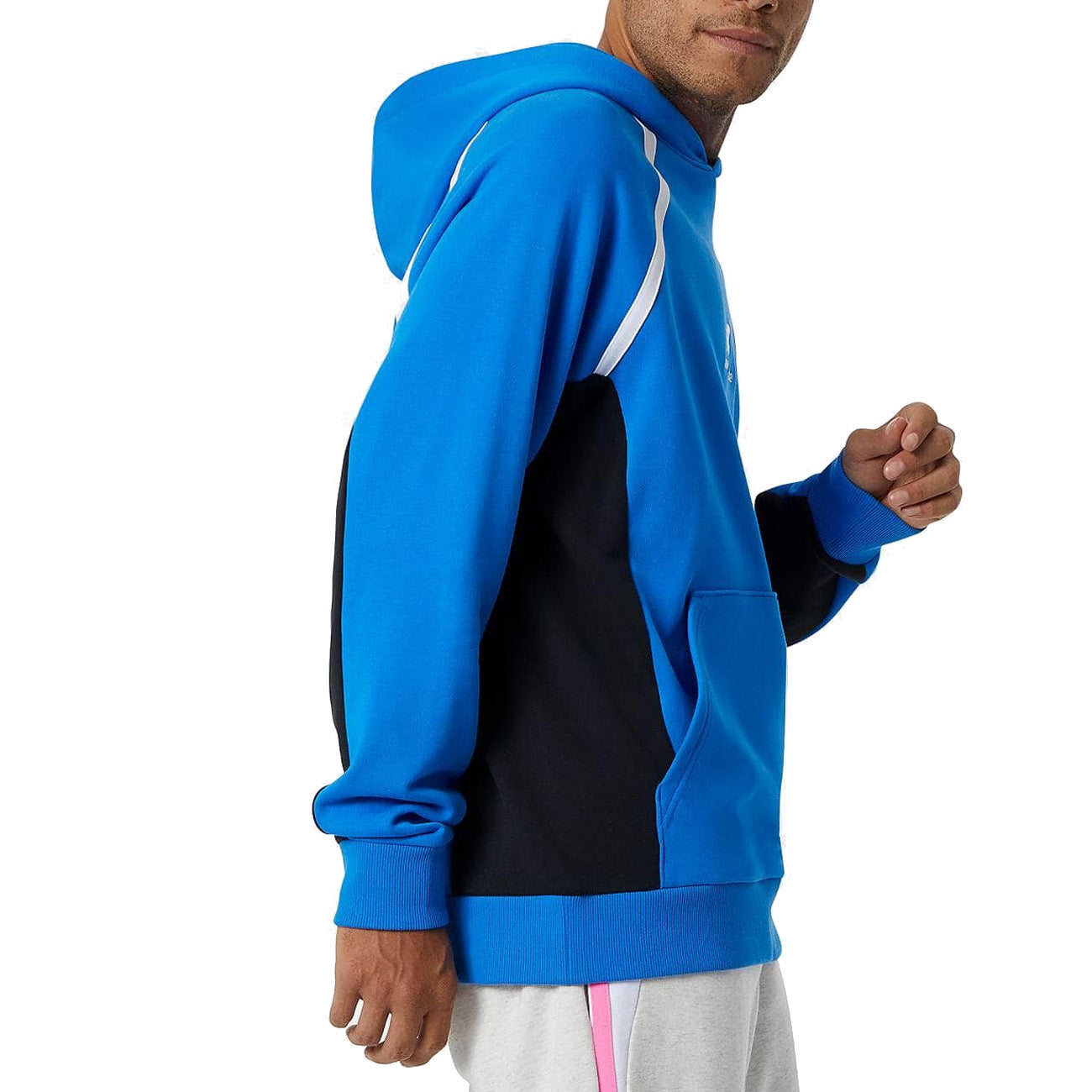 New Balance NB Athletics Amplified Hoodie Herren Serene Blue