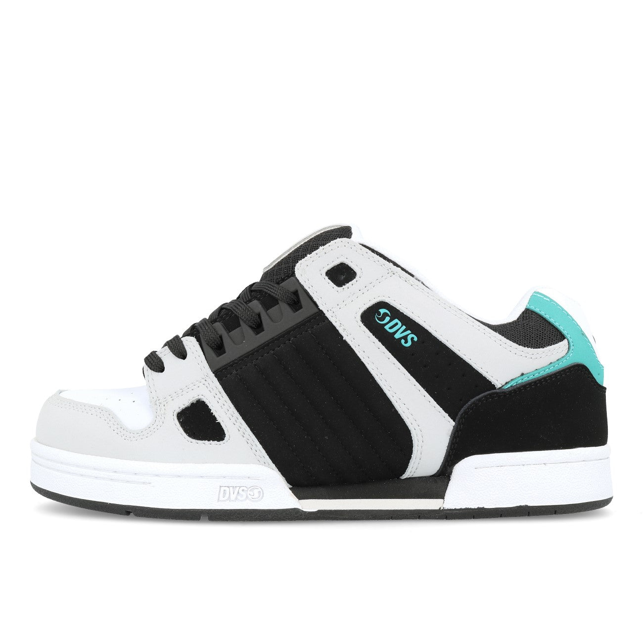 DVS Celsius Herren Black Charcoal White Turquoise Nubuck