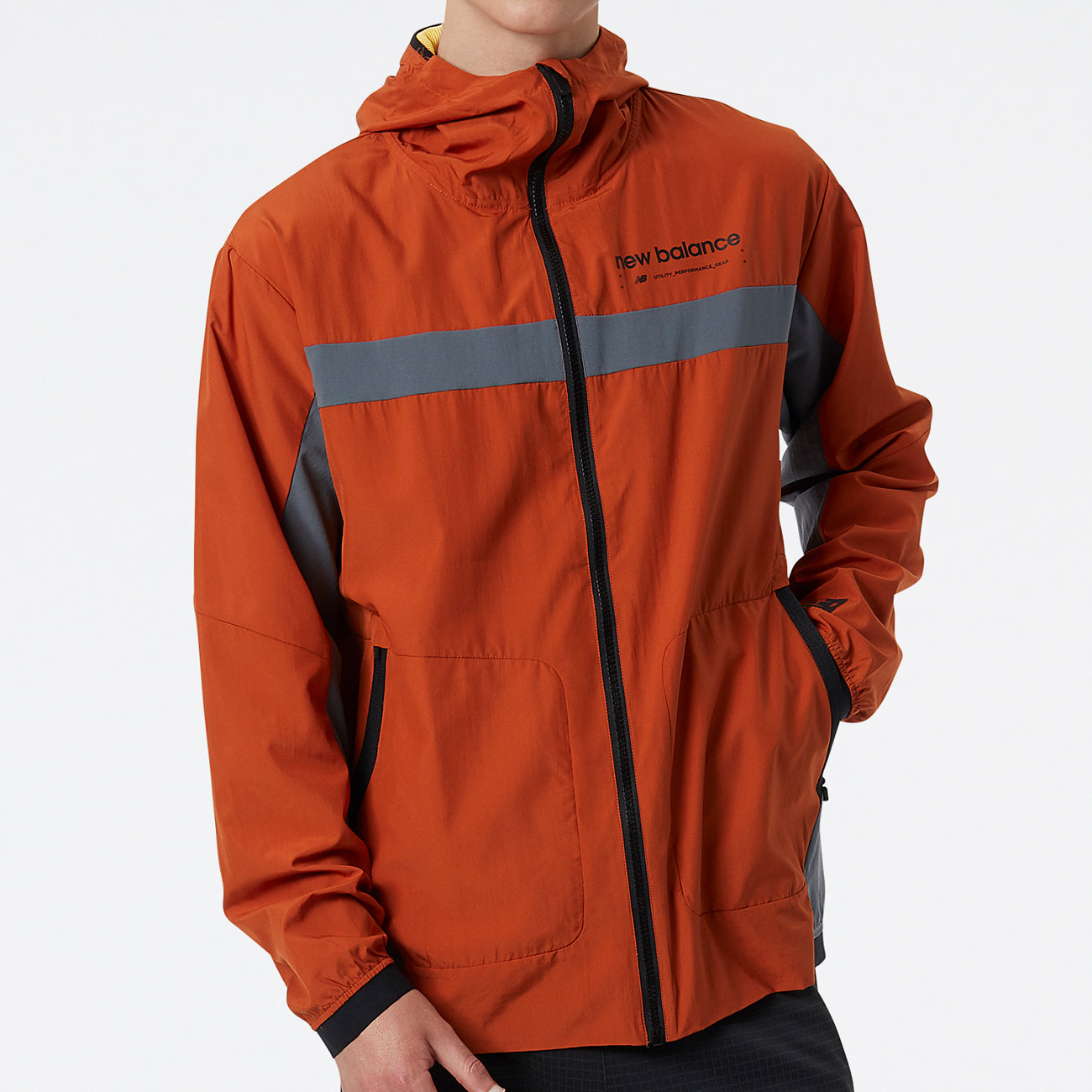 New Balance R.W. Tech Lightweight Woven Jacket Herren Rust Oxide