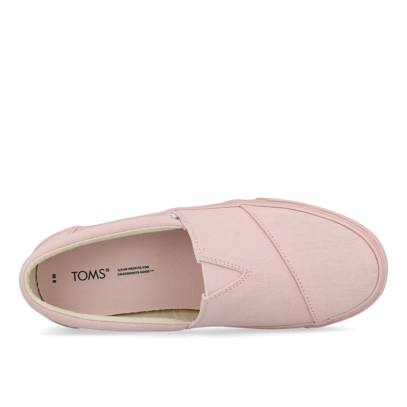 Toms Womens Alpargata Fenix Slip On Damen Chalky Pink Washed Canvas