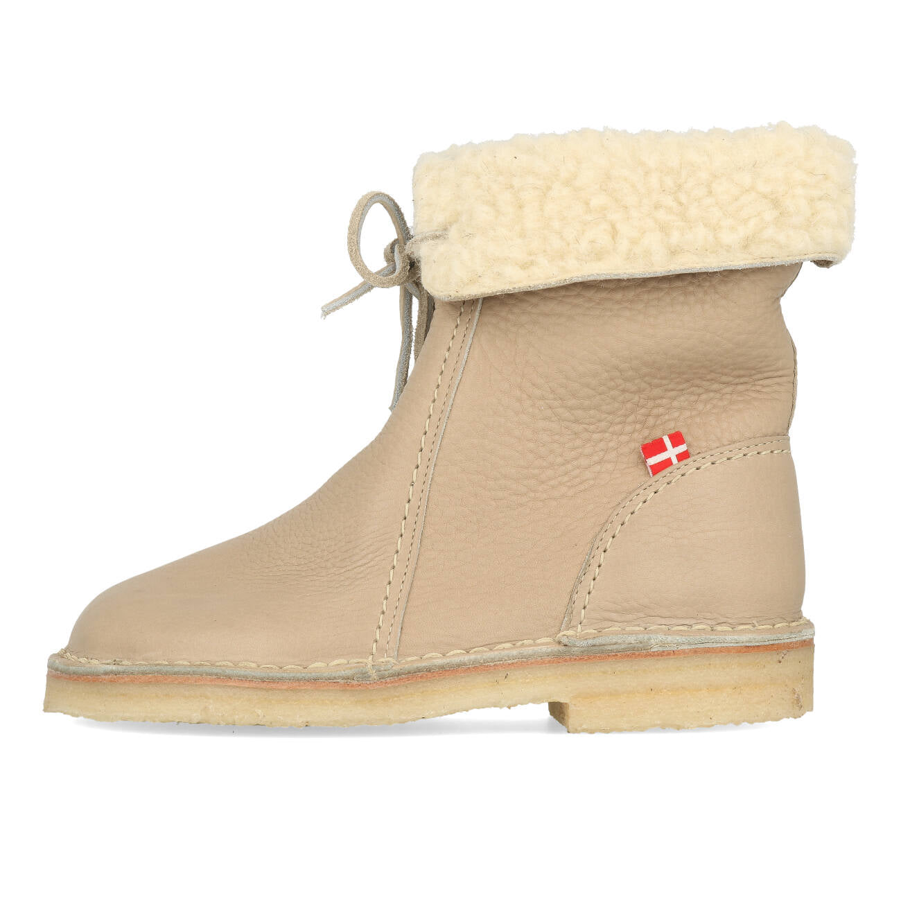 Duckfeet Arhus Ox Leather Boots Damen Cream