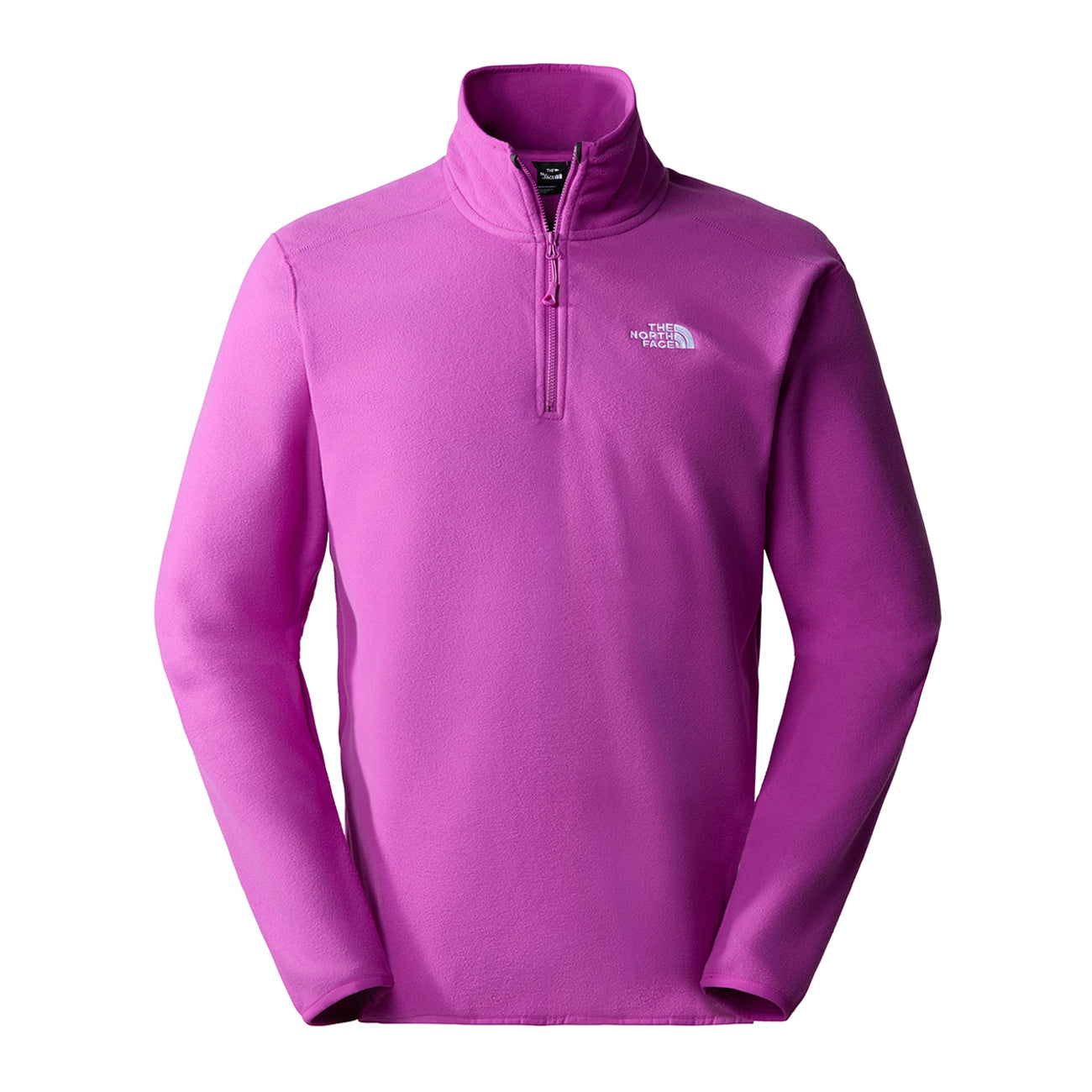 The North Face M 100 Glacier 1/4 Zip Fleece Herren Purple Cactus Flower