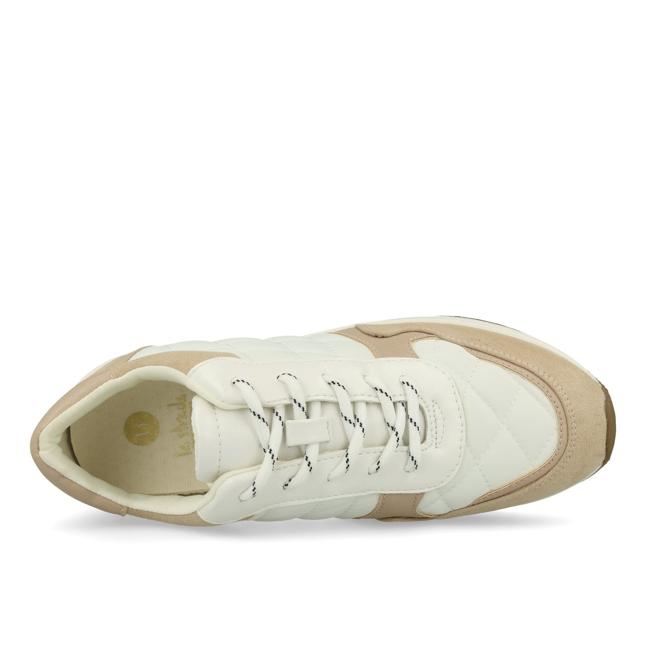 La Strada 2002974 Damen Sneaker Beige PU Fabric