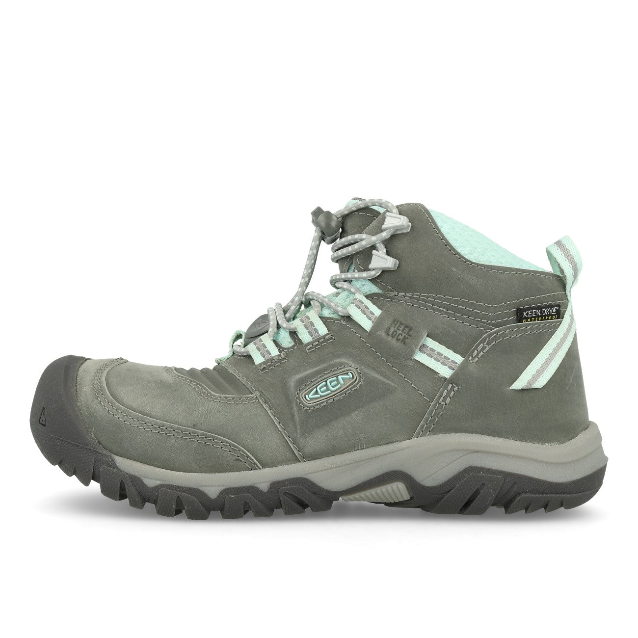 Keen Ridge Flex Mid WP Kinderschuh Grey Blue Tint