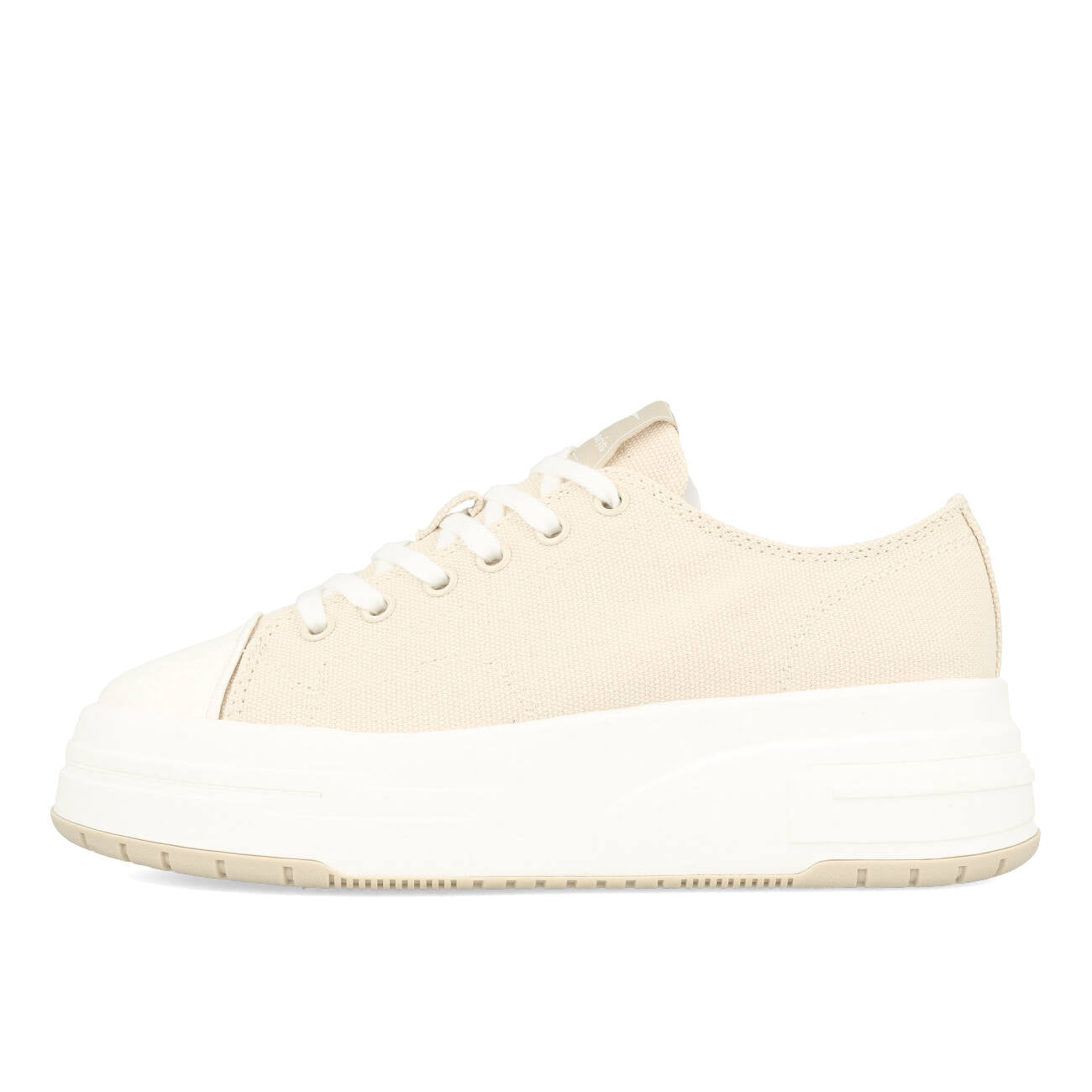 Tamaris 1-23815-20-418 Vegan Plateau Canvas Sneaker Damen Ivory