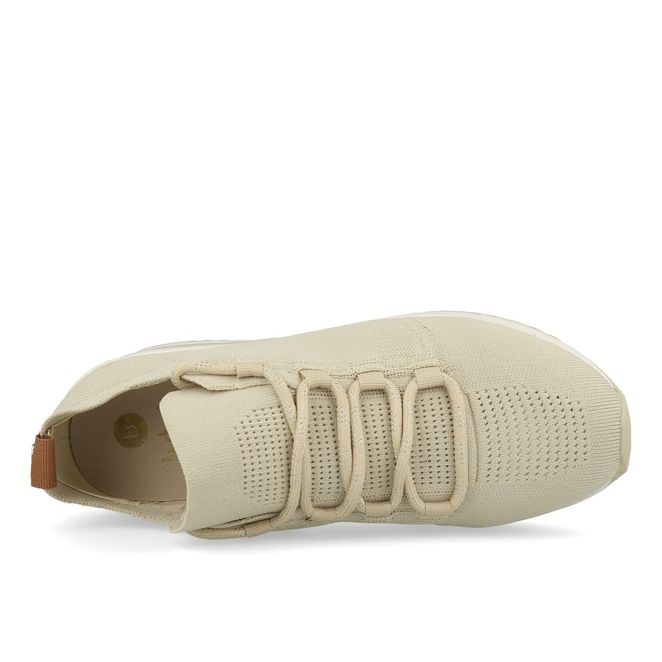 La Strada 2003148 Knitted Damen Sneaker Beige Knitted