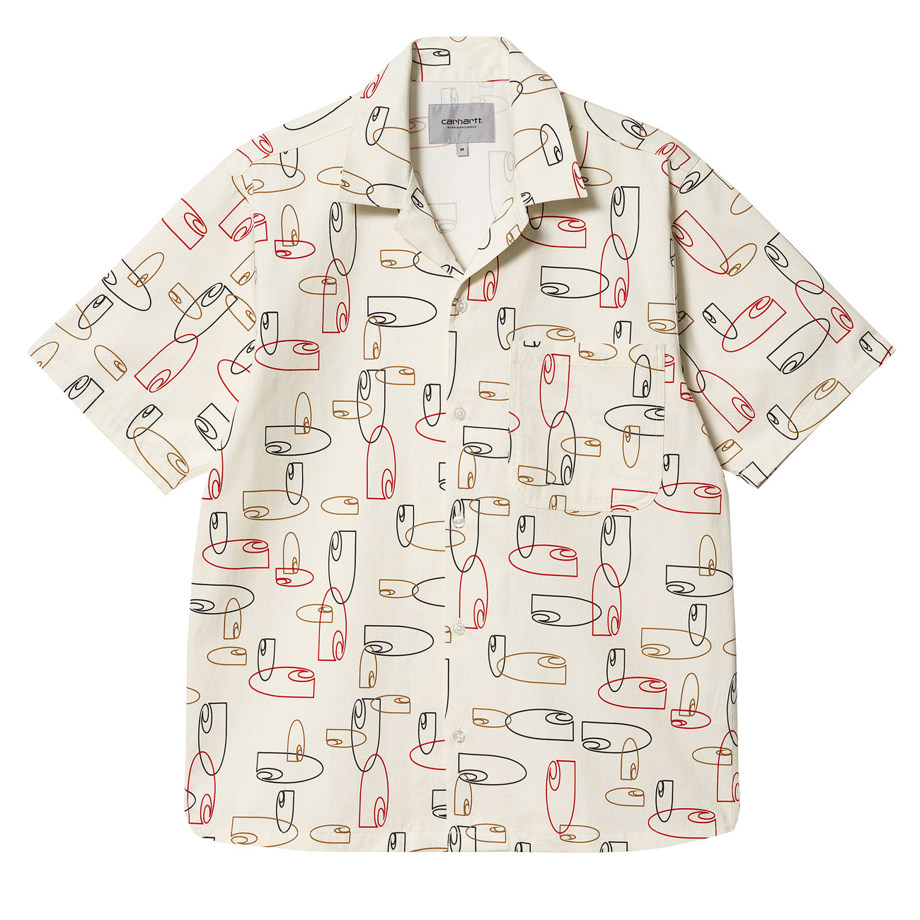 Carhartt WIP S/S Sumor Shirt Herren Outline Print Wax