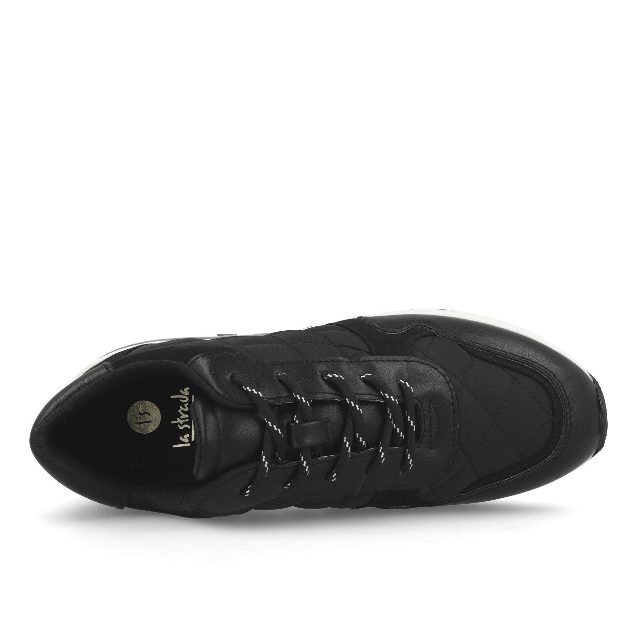 La Strada 2002974 Damen Sneaker Black Pu Fabric