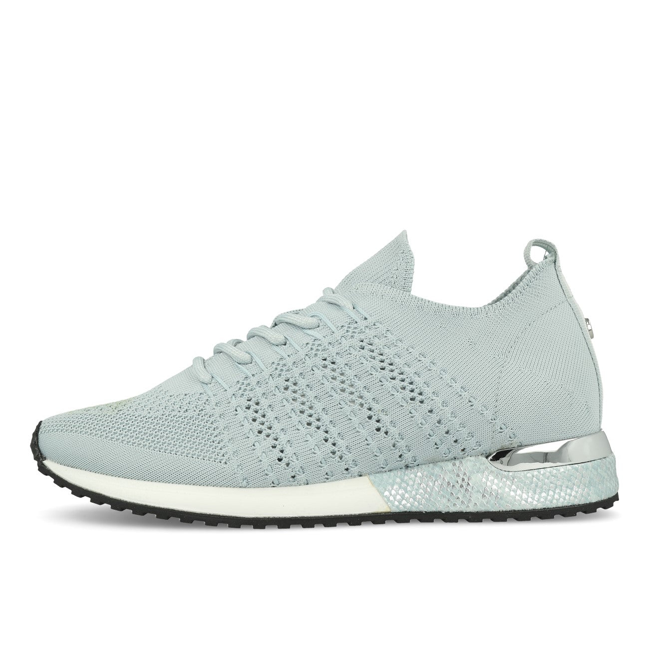 La Strada 1802649 Laced Up Knitted Sneaker Damen Blue Pastel Knitted