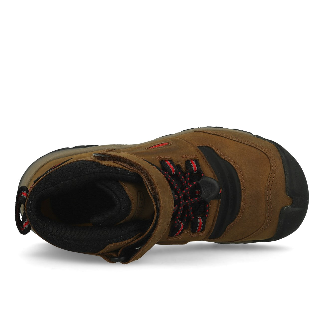 Keen Ridge Flex Mid WP Kinderschuh Bison Red Carpet