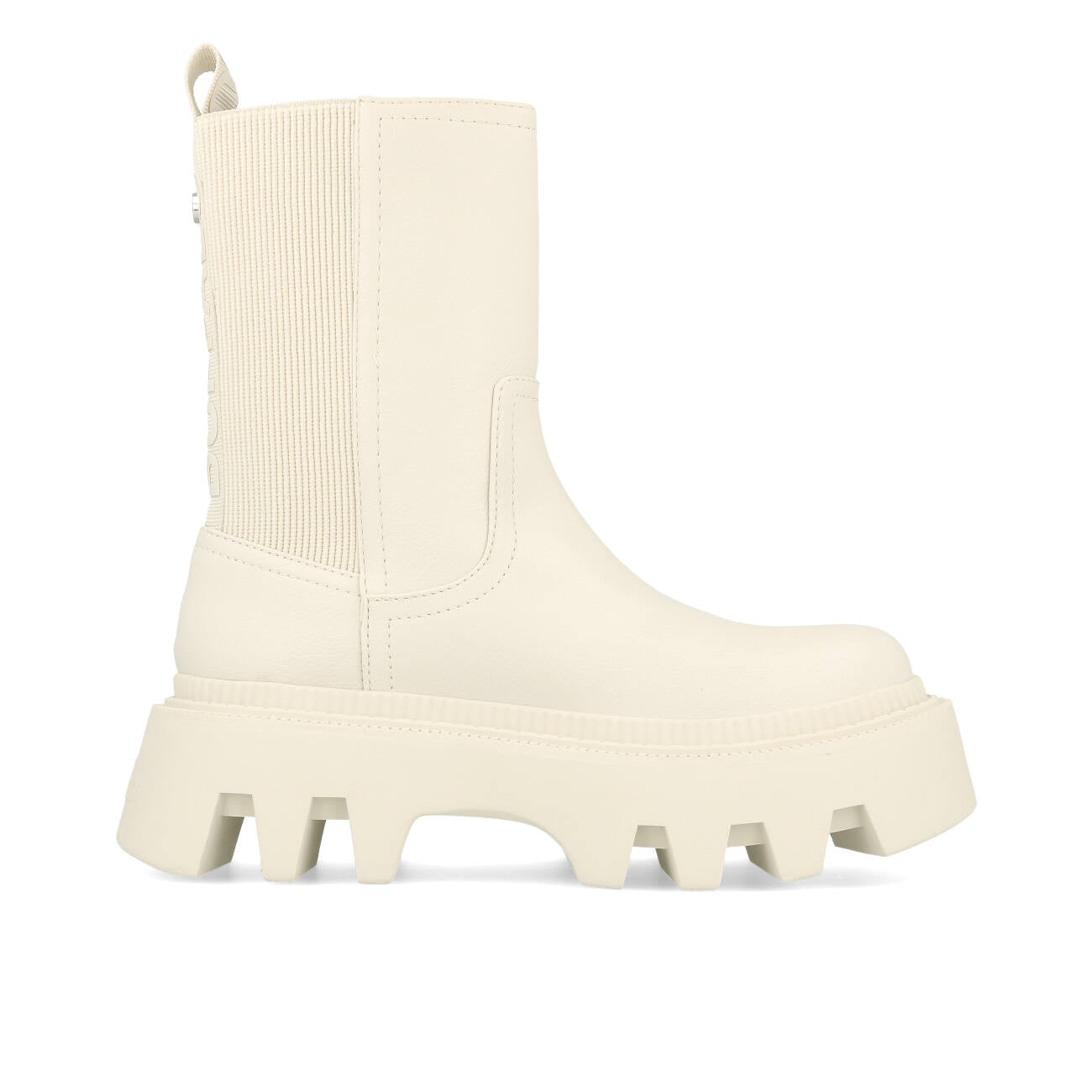 Buffalo Flora Chelsea Boot Hi Damen Vegan Nappa Cream