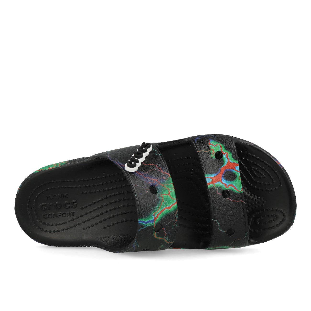 Crocs Classic Crocs Out of this World Sandal Black Lightning Bolts