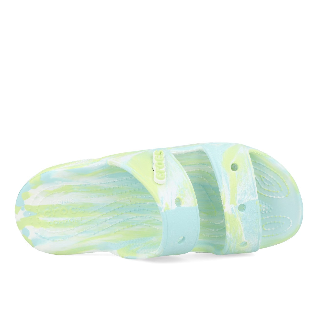 Crocs Classic Crocs Marbled Sandal Pure Water Multi