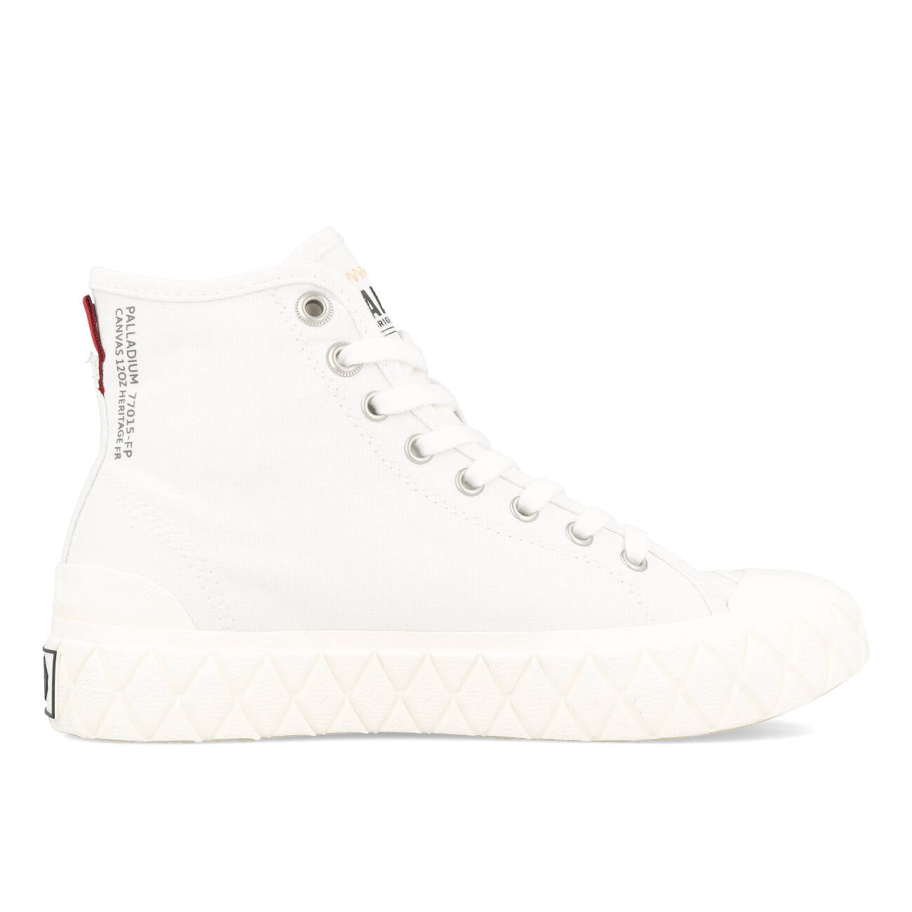 Palladium Palla Ace Canvas Mid Damen Star White