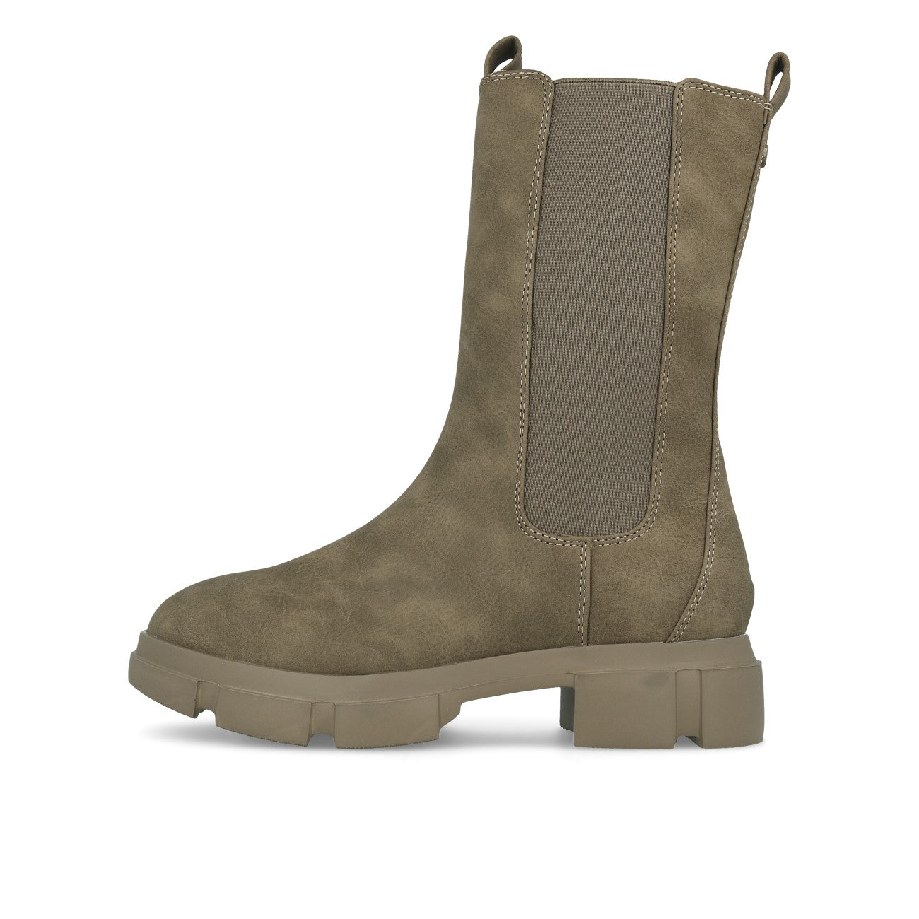 La Strada 2002401 Chelsea Damen Boot Taupe Nubuck PU