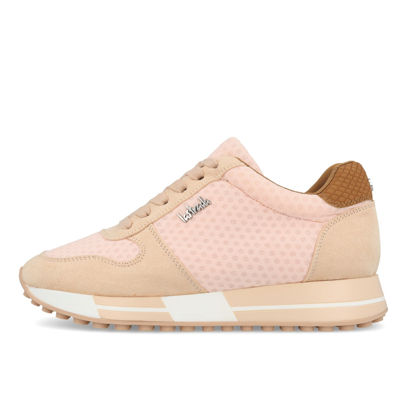 La Strada 2101457 Sneaker Damen Peach Micro Mesh Snake