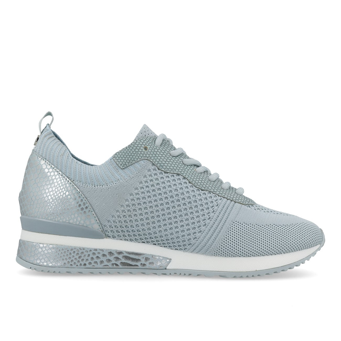 La Strada 2101400 Knitted Sneaker Damen Light Blue Knitted Snake