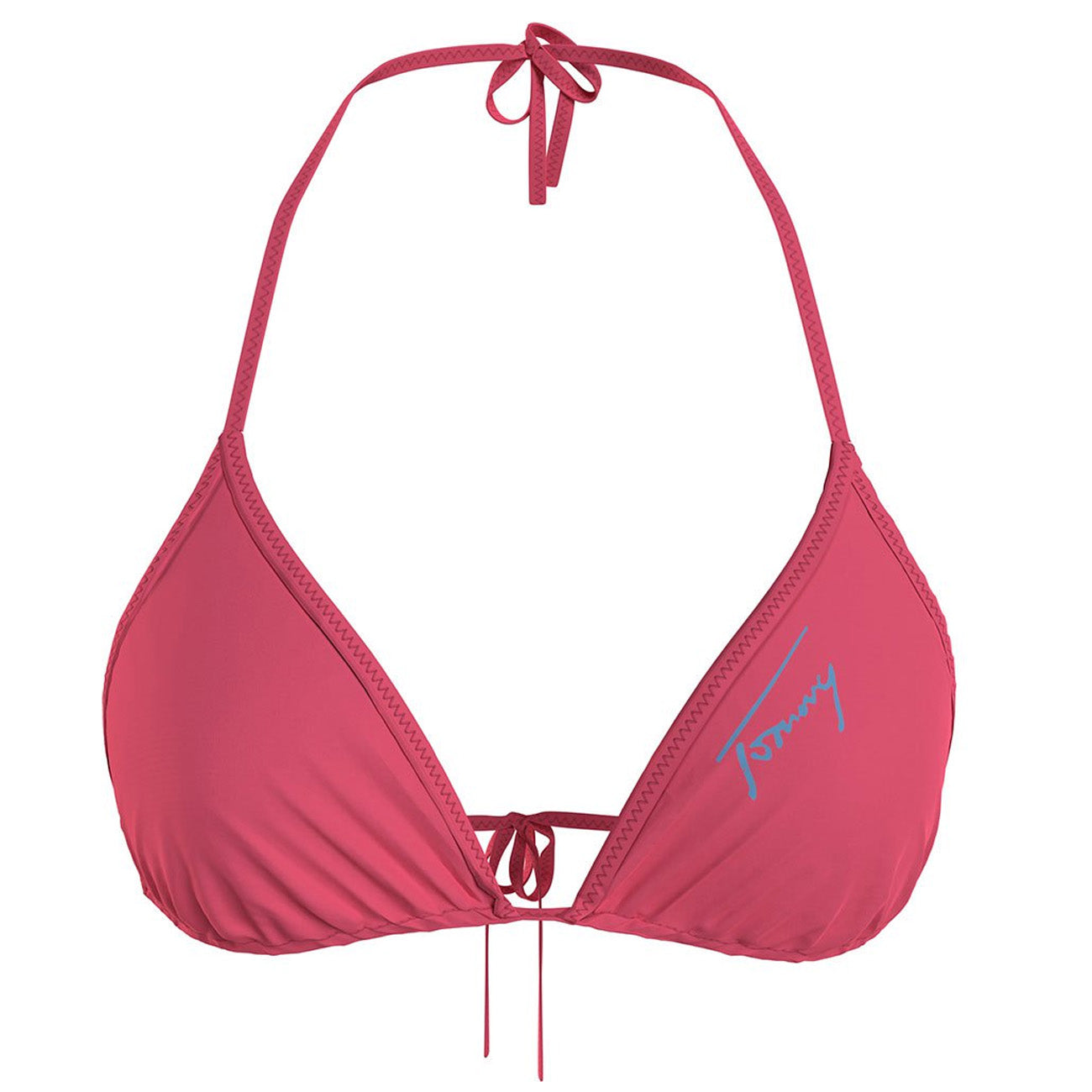 Tommy Hilfiger Triangle RP Bikini Top Damen Laser Pink