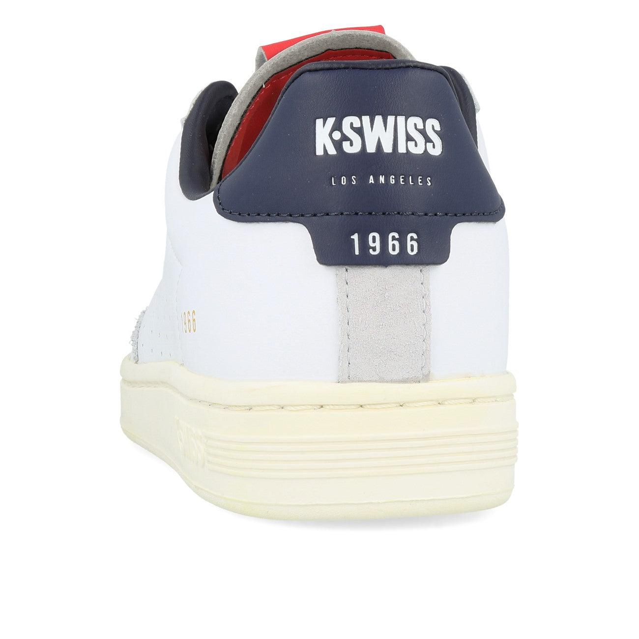 K-Swiss Lozan Klub Lth Herren White Peacoat Mars Red