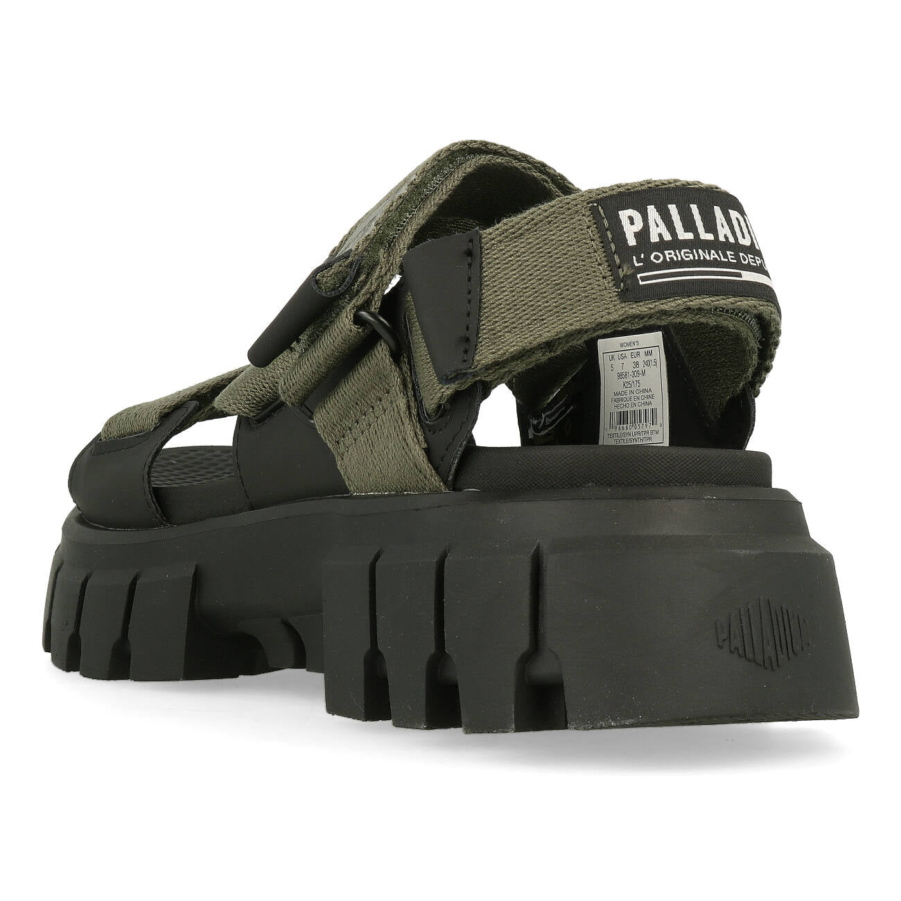 Palladium Revolt Sandal Army Damen Olive Night