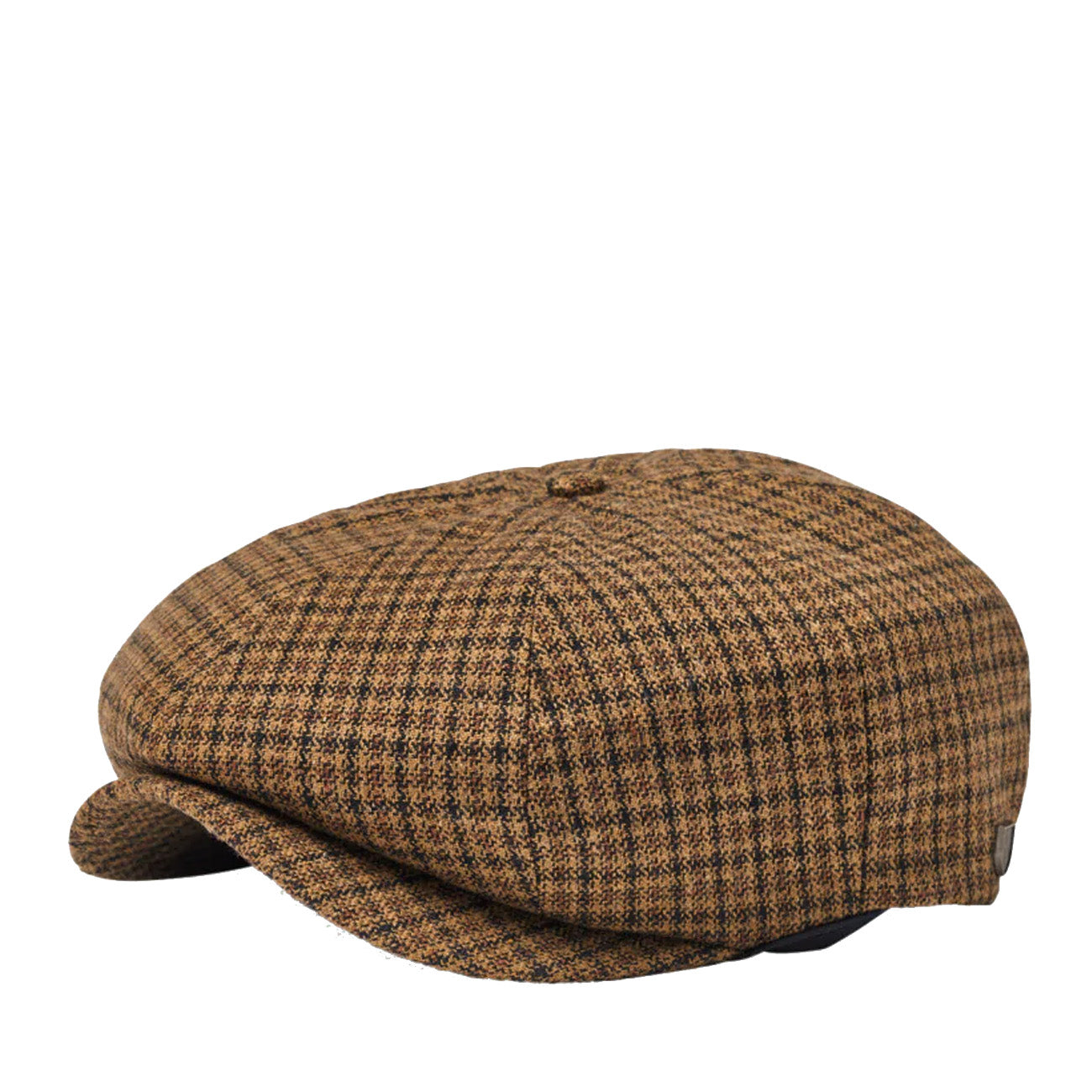 Brixton Brood Snap Cap Caramel Black