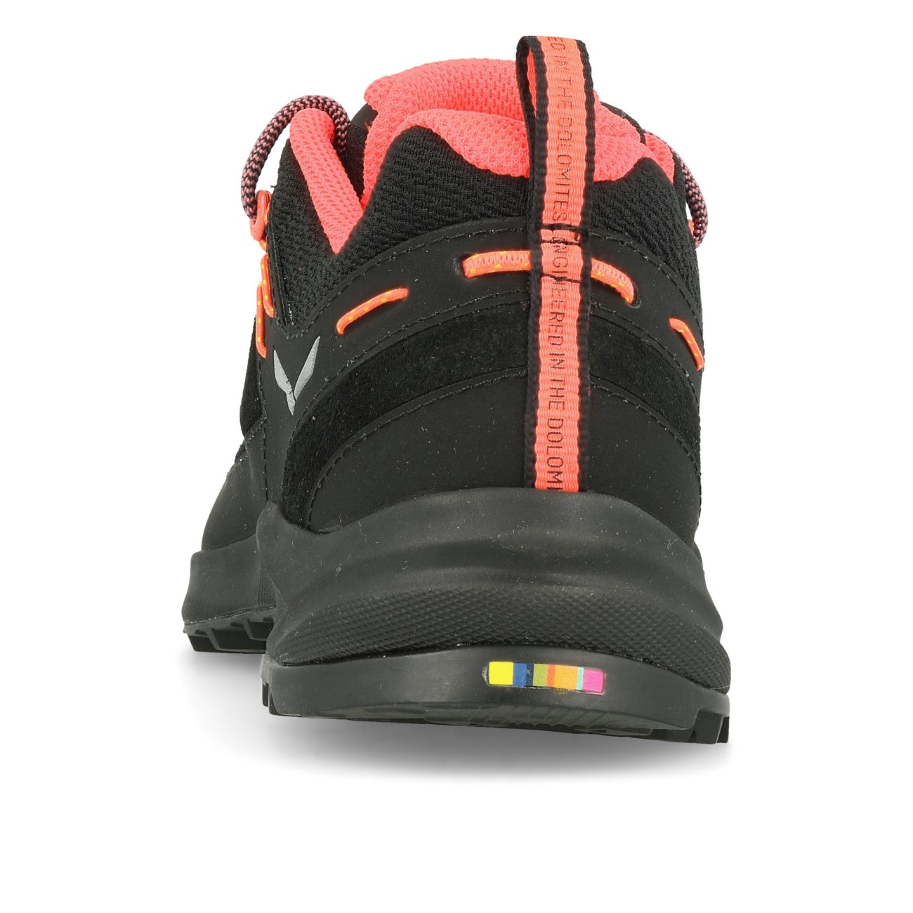 Salewa WS Wildfire Leather Damen Black Fluo Coral