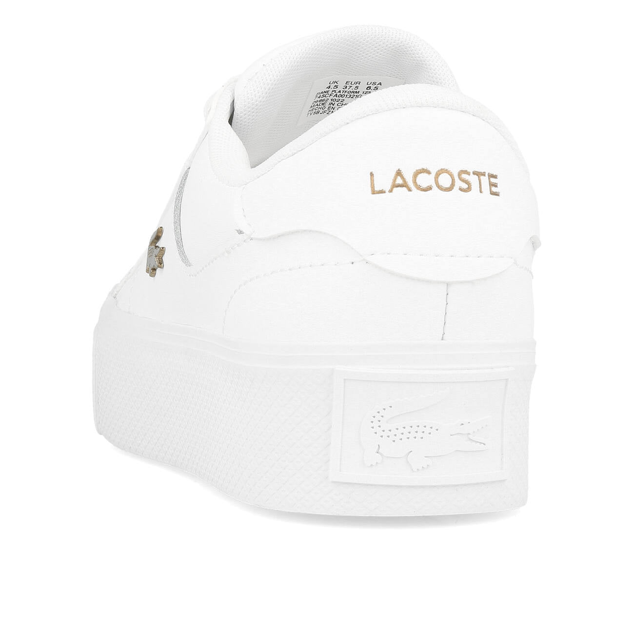 Lacoste Ziane Platform 123 1 CFA Damen White White Leather