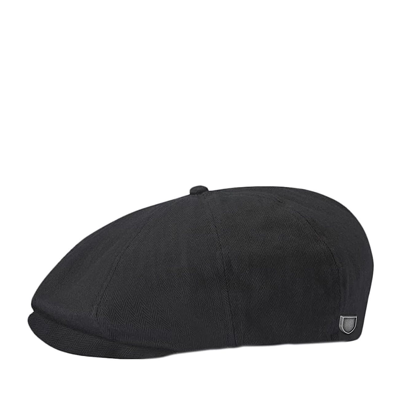 Brixton Brood Cap Black Herringbone Twill